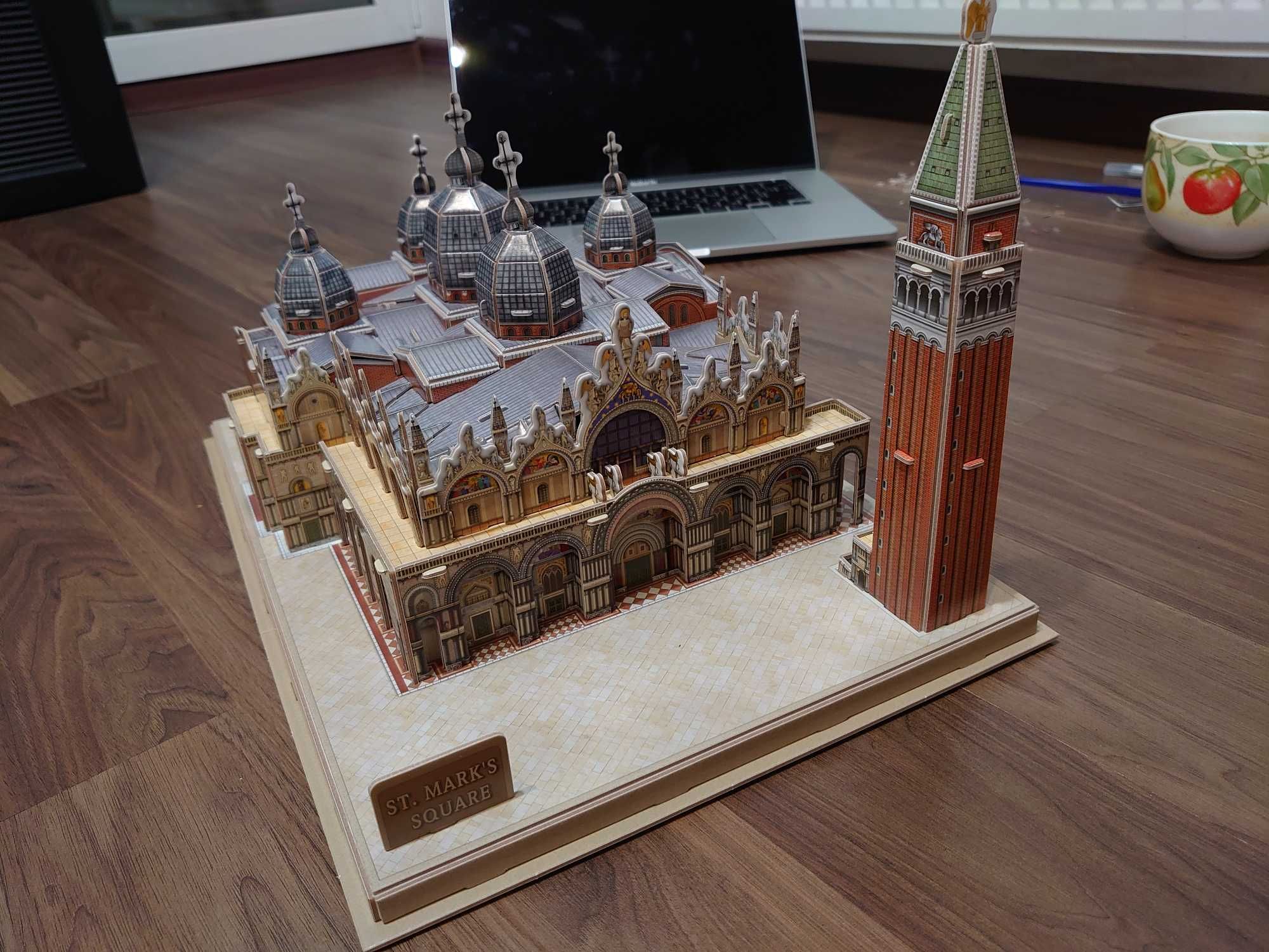 Собранный 3D puzzle CubicFun Venice (107 деталей)