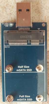 Перехідник-адаптер з mSATA SSD в USB 3.0