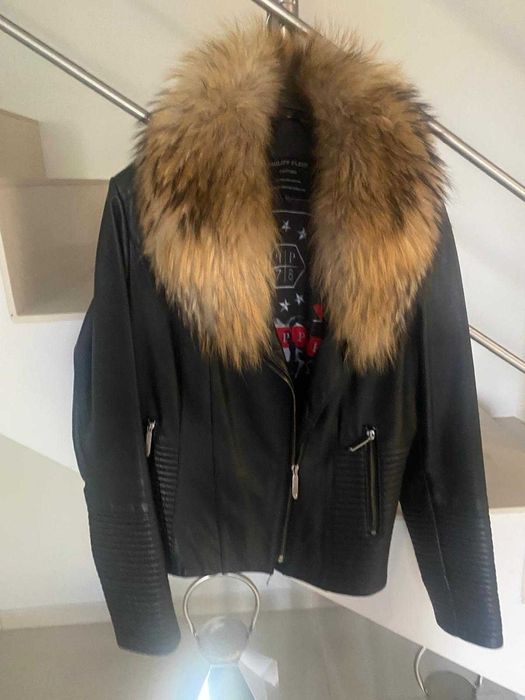 Kurtka skórzana Philipp Plein