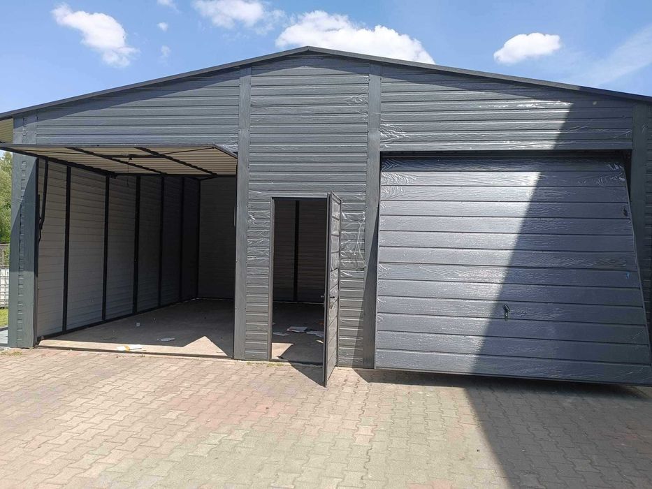 Hala Magazyn, Wiata Garaż blaszany, Blaszak 10x6  różne rozmiary PROMO
