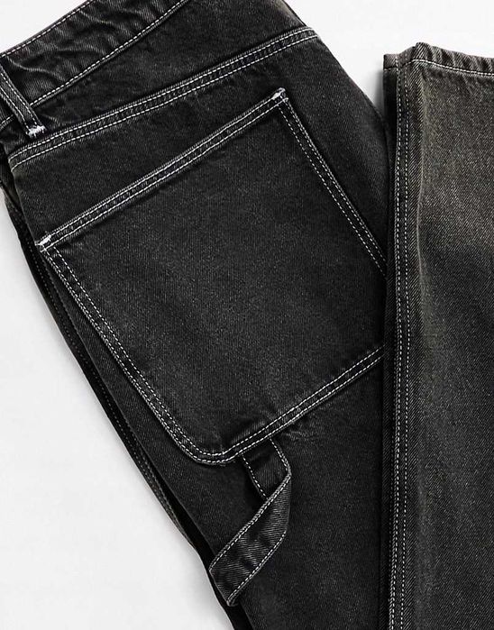 DLA WYSOKIEGO szerokie CARPENTER Y2K skate W32 L34 loose baggy 33 L36