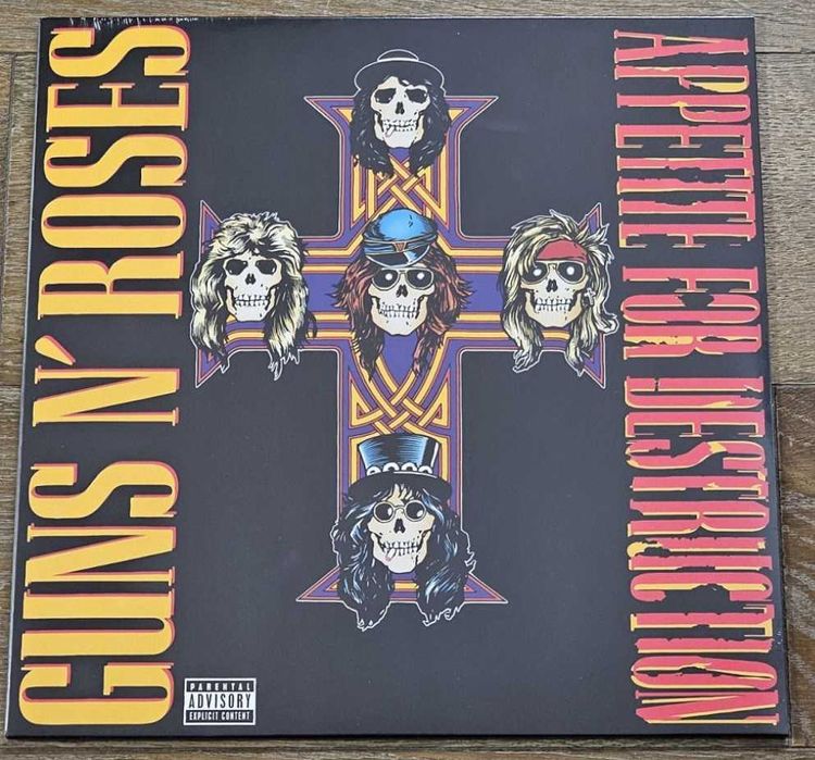 Guns N' Roses, Helloween, Iron Maiden, Led Zeppelin, Rainbow, Doors LP
