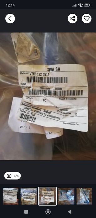 Vw Transporter tubos motor
