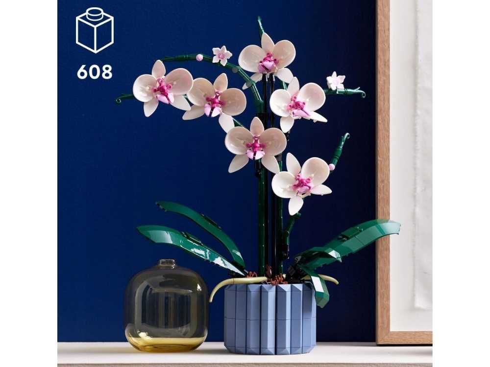 LEGO Botanicals Creator Orchidea Zestaw Duży Kwiaty Doniczka Prezent