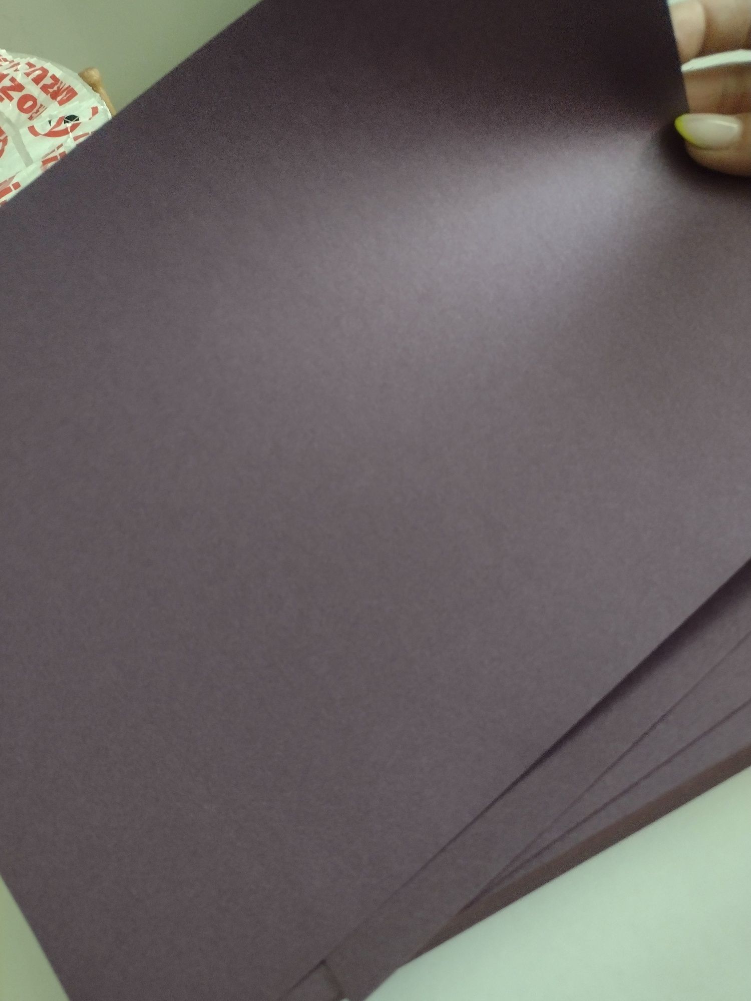 Papier perłowy 125 gram fioletowy Sirio Pearl deep purple 100kartek A4