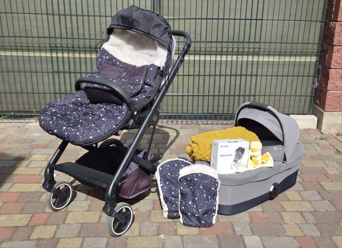 Коляска 2 в 1 Cybex Balios S + дощовик + конверт на зиму.