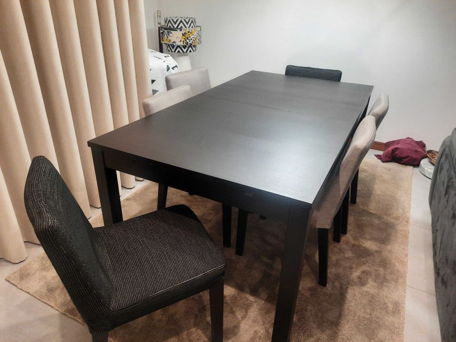 Mesa sala de jantar em wengue