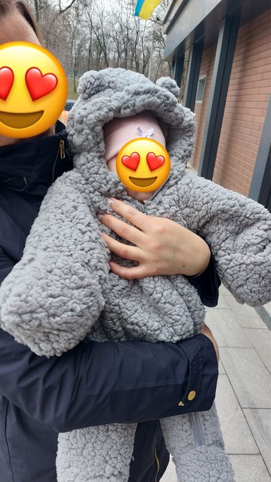 Комбинезон Тедди на холодную осень/теплую зиму