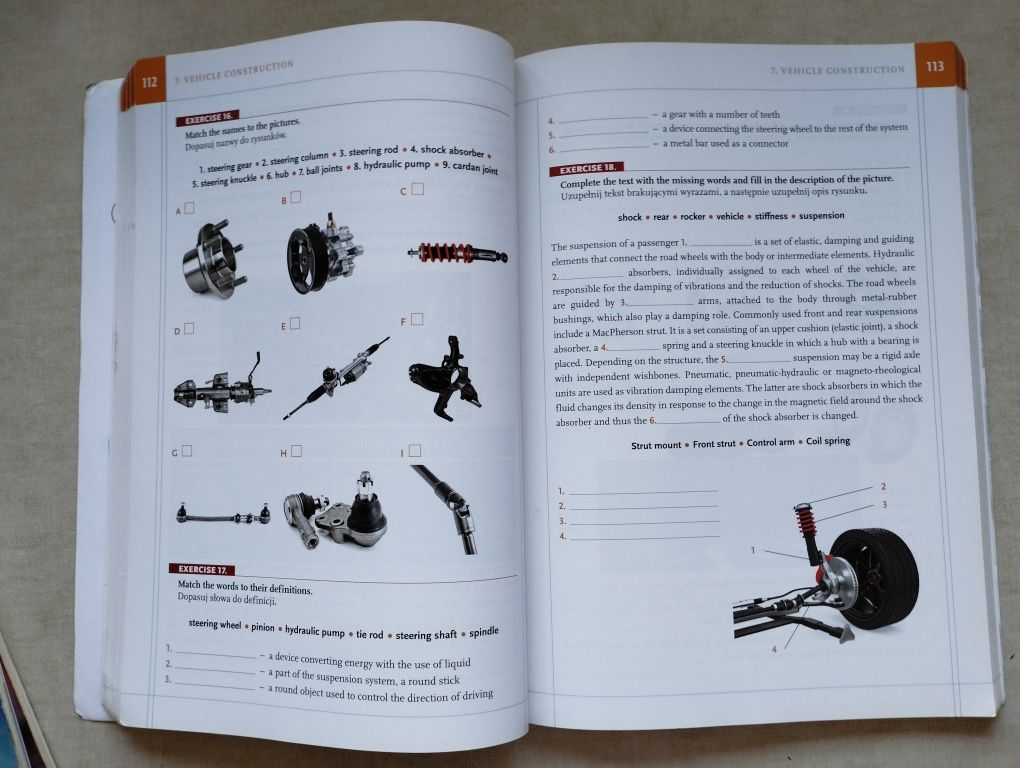 Język angielski technik mechanik