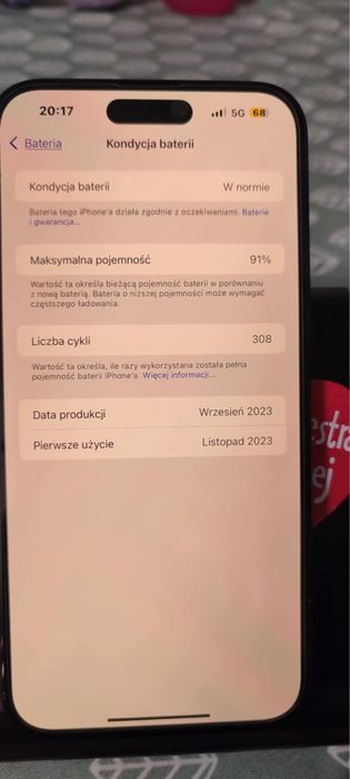 Iphone 15plus, stan bdb, duzo dodatkow