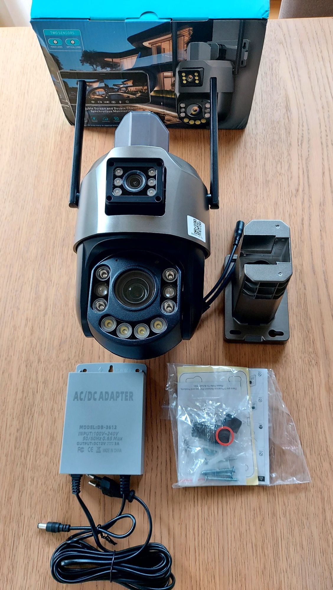 Kamera Zew WiFi 8MP 20xzoom optyczny 2xObiektyw + Karta Pamięci SD64G
