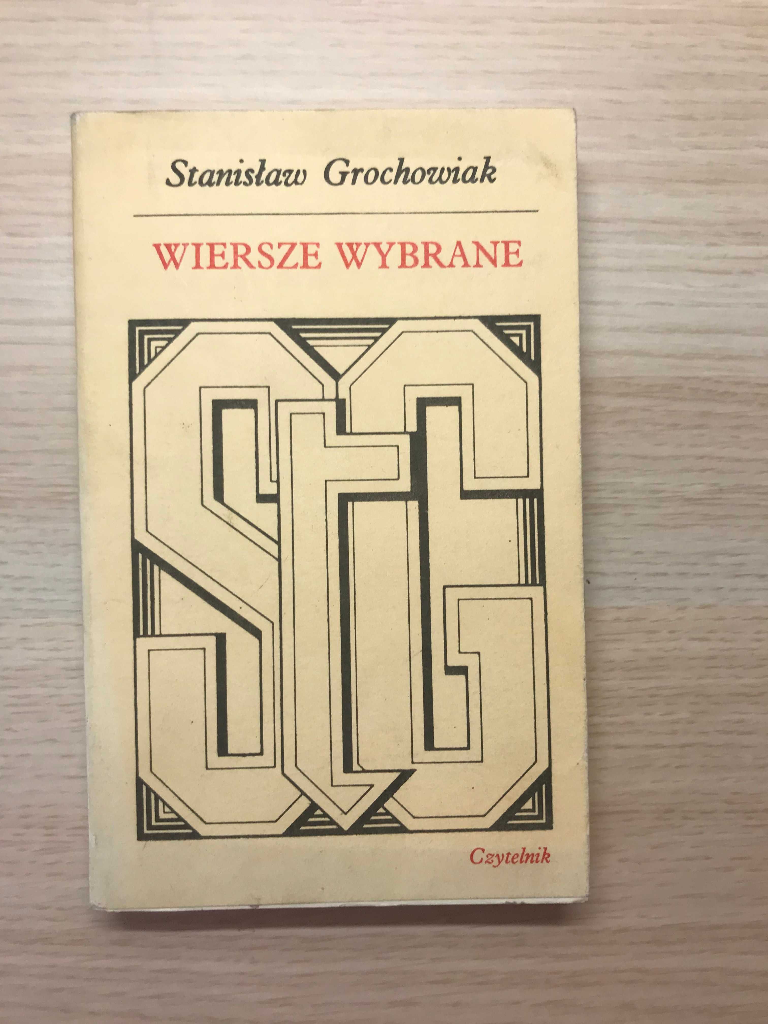 / Poezja / Stanisław Grochowiak wiersze wybrane książki PRL