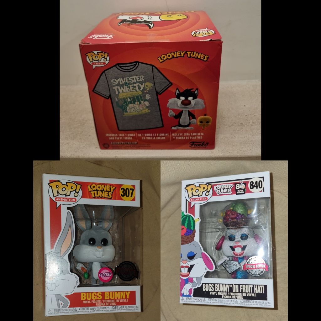 Funko pop Looney Tunes / Space Jam : Bugs Bunny Daffy Duck Sylvester
