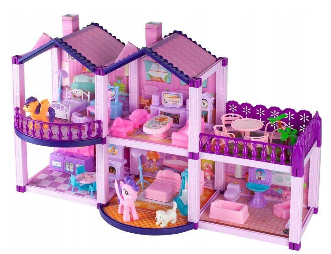 mega zestaw dla dziewczynki domek + figórki (Oferta Limitowana)