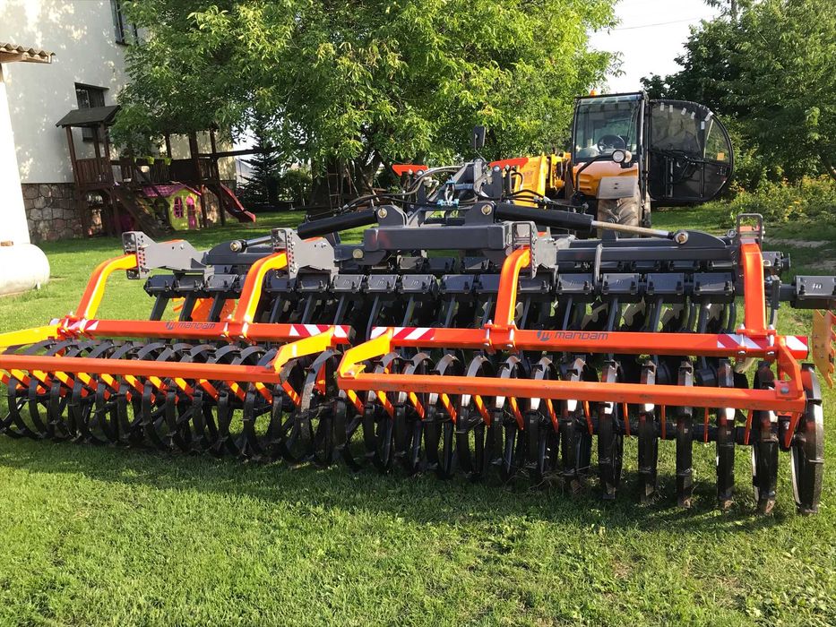 Brona talerzowa MANDAM GAL-C 4,0 H , Wał daszkowy V-ring 600 mm