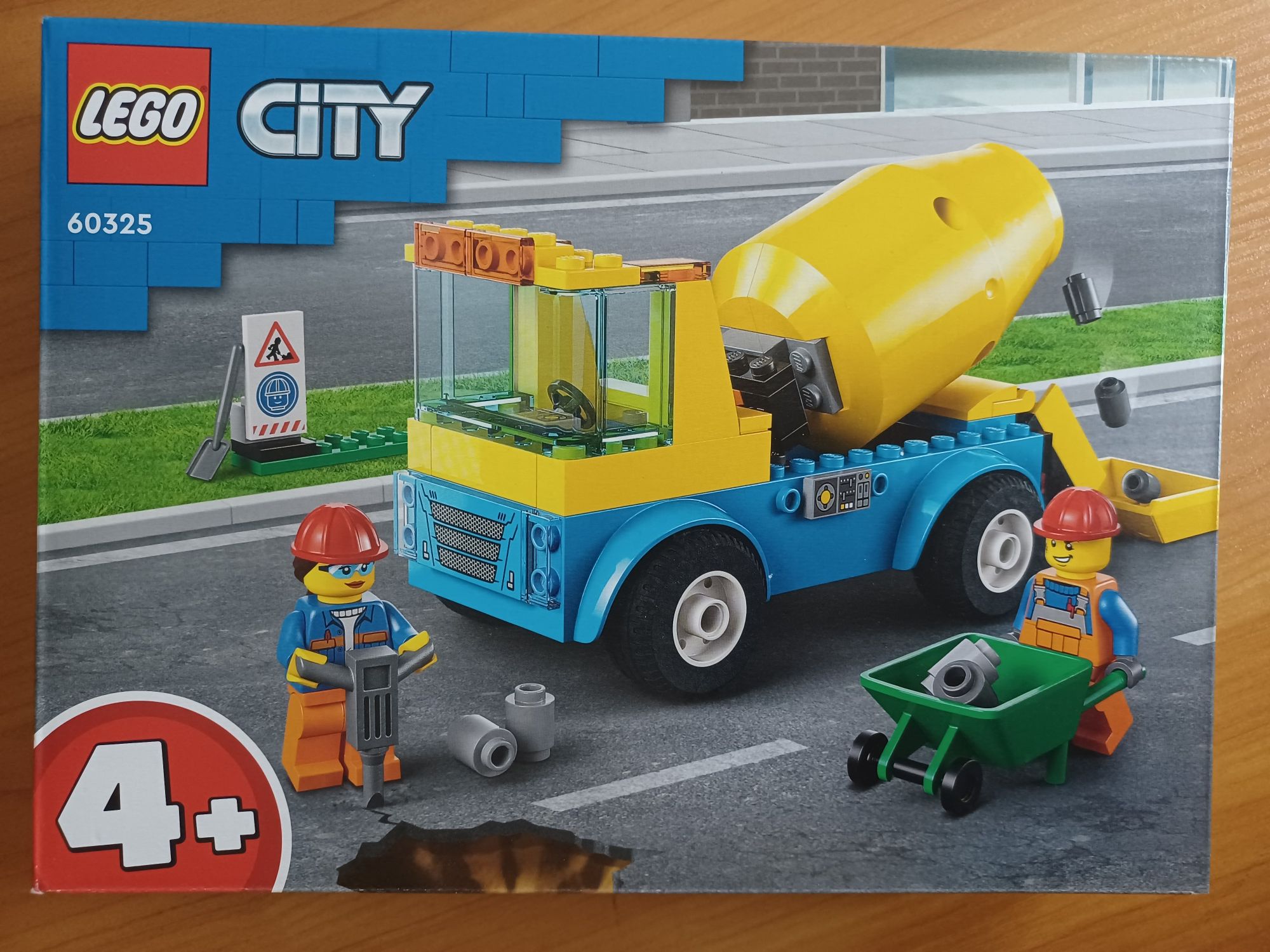 Nowy zestaw Lego 60325 City Ciężarówka z betoniarką wiek 4+