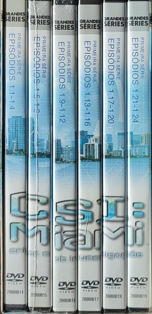 Colecção DVD CSI Las Vegas + CSI Miami