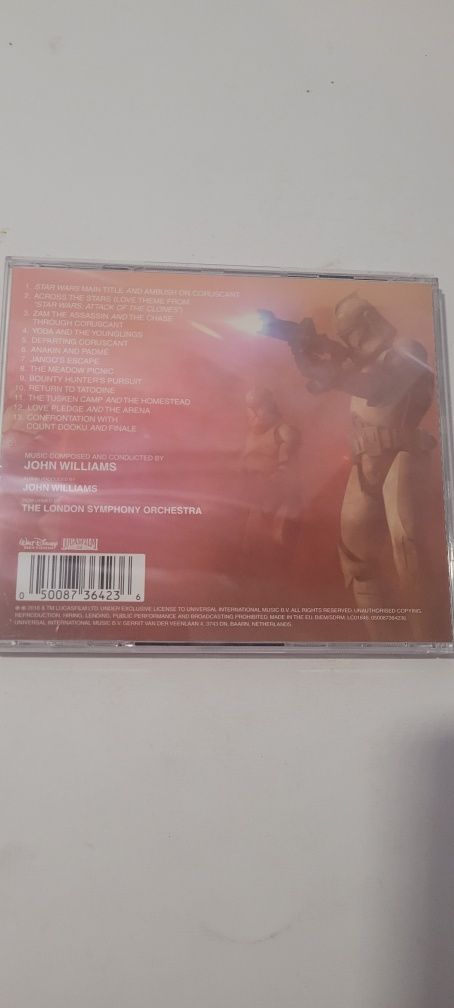 Star Wars Atak Klonów cd dvd