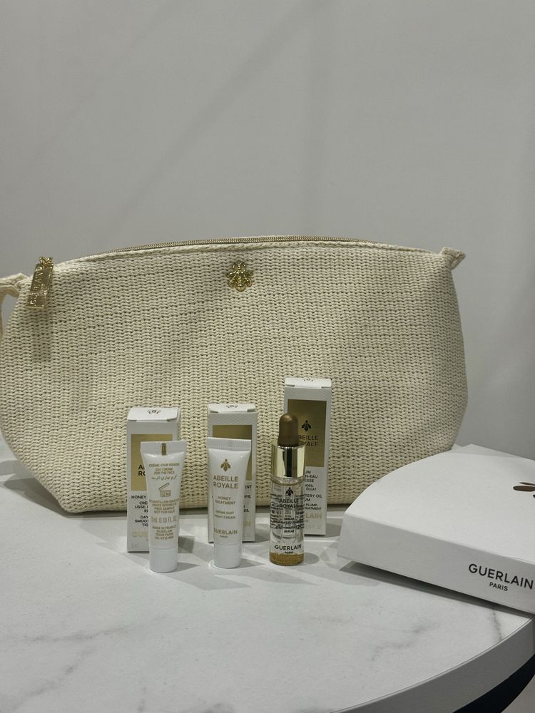 Набір guerlain косметичка + засоби