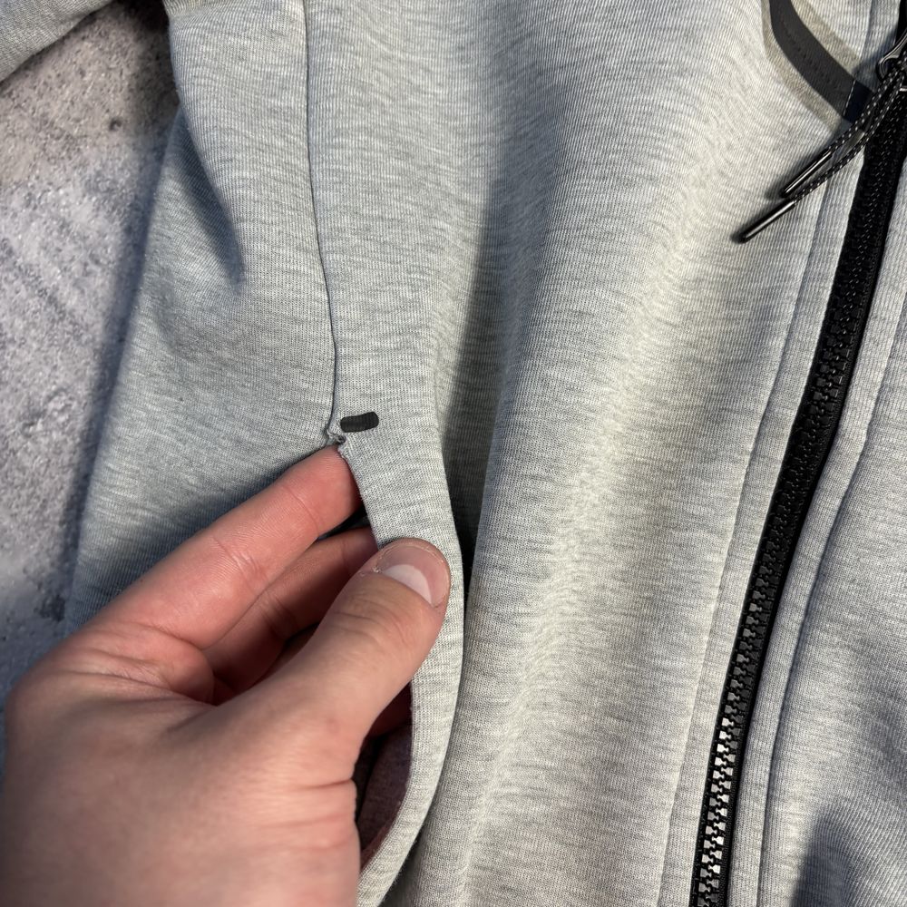Оригінальна чоловіча кофта зіп худі Nike Tech Fleece розмір S