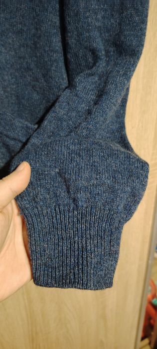 Elegancki długi kardigan oversize Marks & Spencer – XL, granatowy