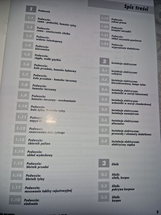 Instrukcja obsługi katalog części rama silnik mz etz 125/150