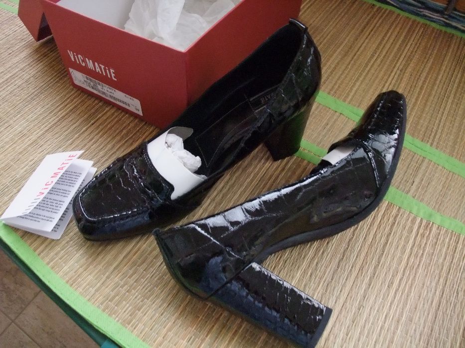 Женские туфли Vic Matie( Италия) лакированная кожа р.38