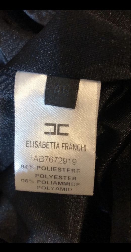 Sukienka Elisabetta Franchi czarna