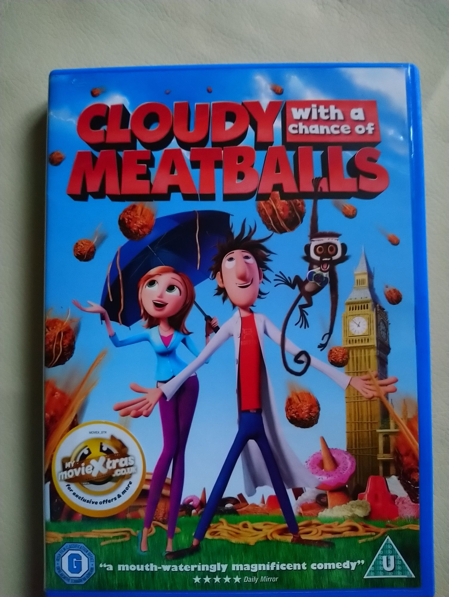 DVD video Cloudy with a chance of Meatballs на англійській мові