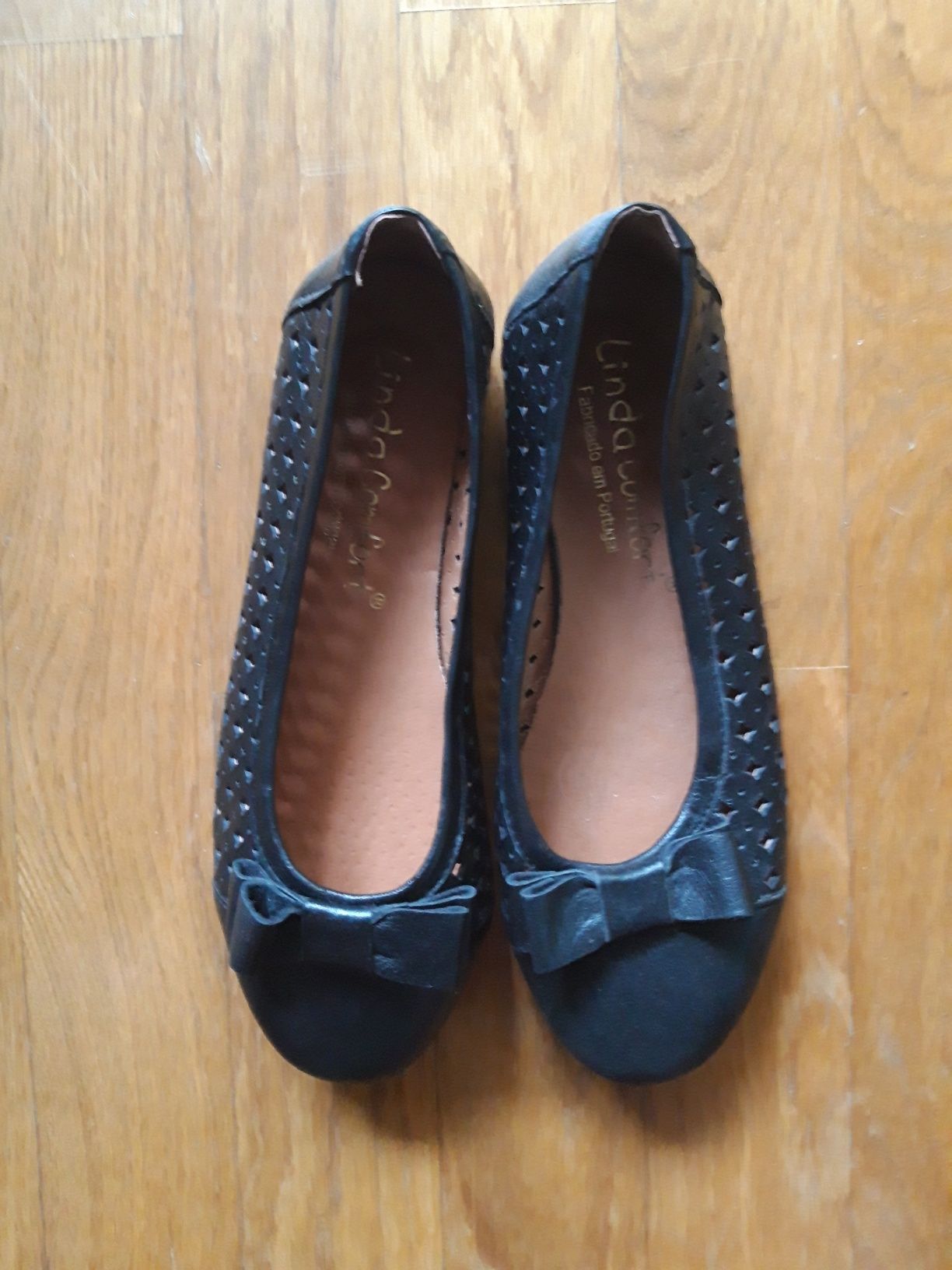 Sapatos rasos de mulher (36) da Linda Comfort (fabricados em Portugal)