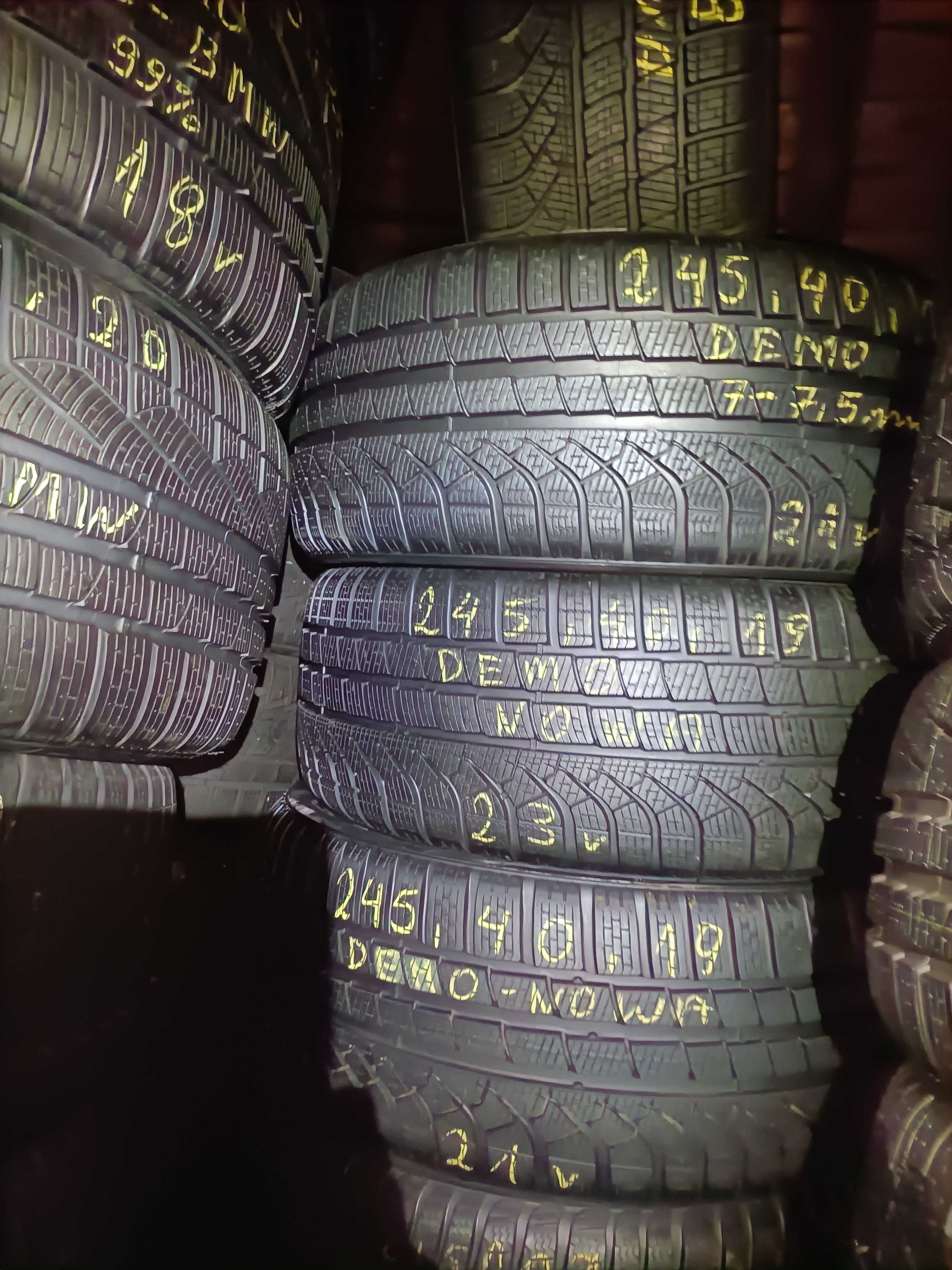 245/40/19 PIRELLI Sotto zero kpl, demo jak nowe z 21-23r. komplet