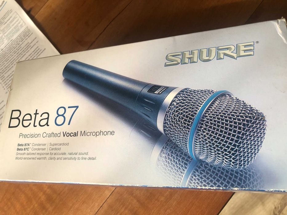 SHURE BETA 87A pojemnościowy mikrofon wokalowy