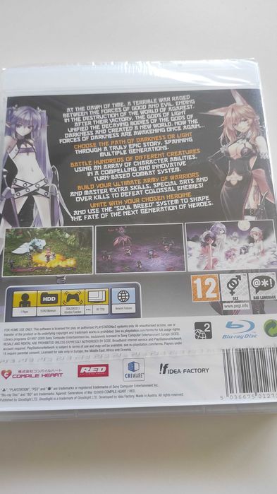 *Novo Selado* Agarest Generations of War Ps3
