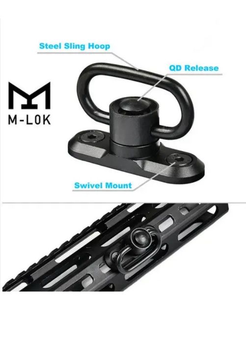 Швидкознімна антабка QD з кріпленням M-Lok