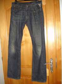 Spodnie jeansowe jeans męskie Replay 34/36 100 bawełna XXXL 46