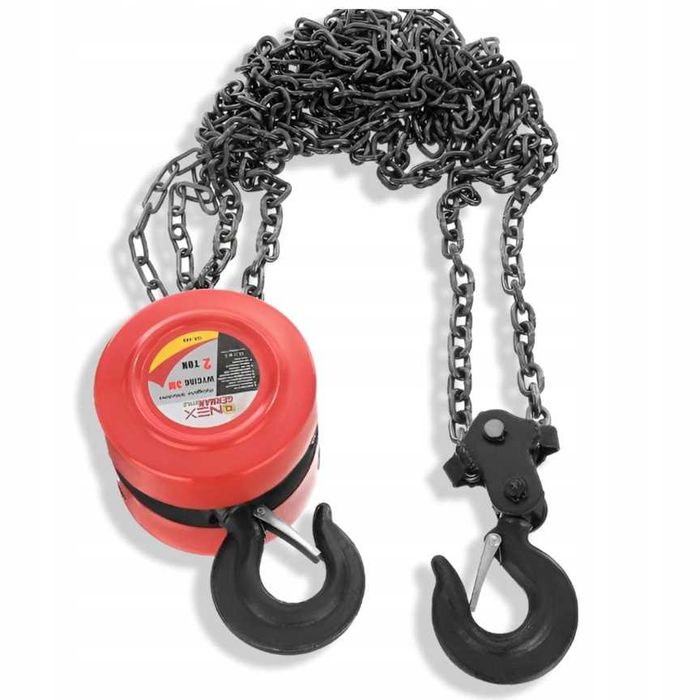 WYCIĄGARKA ŁAŃCUCHOWA 2T Wciągarka Ręczna  3M 2000KG Do Silnika Rukcug