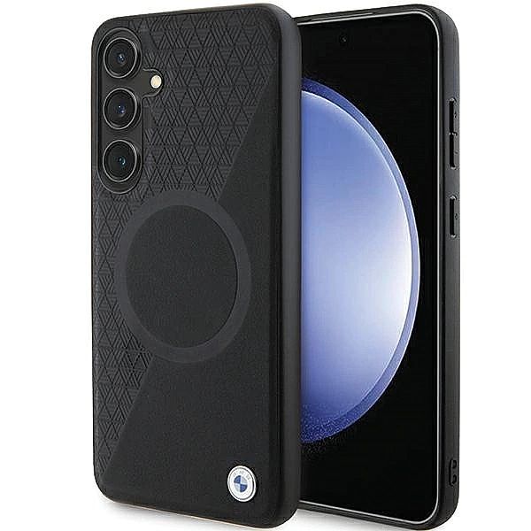 Etui BMW Signature Leather Half Textured & Circle MagSafe na Samsung G