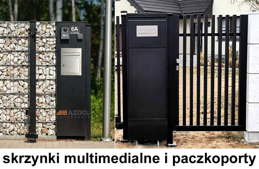 Brama wjazdowa posesyjna przesuwna przesuwana samonośna z napędem