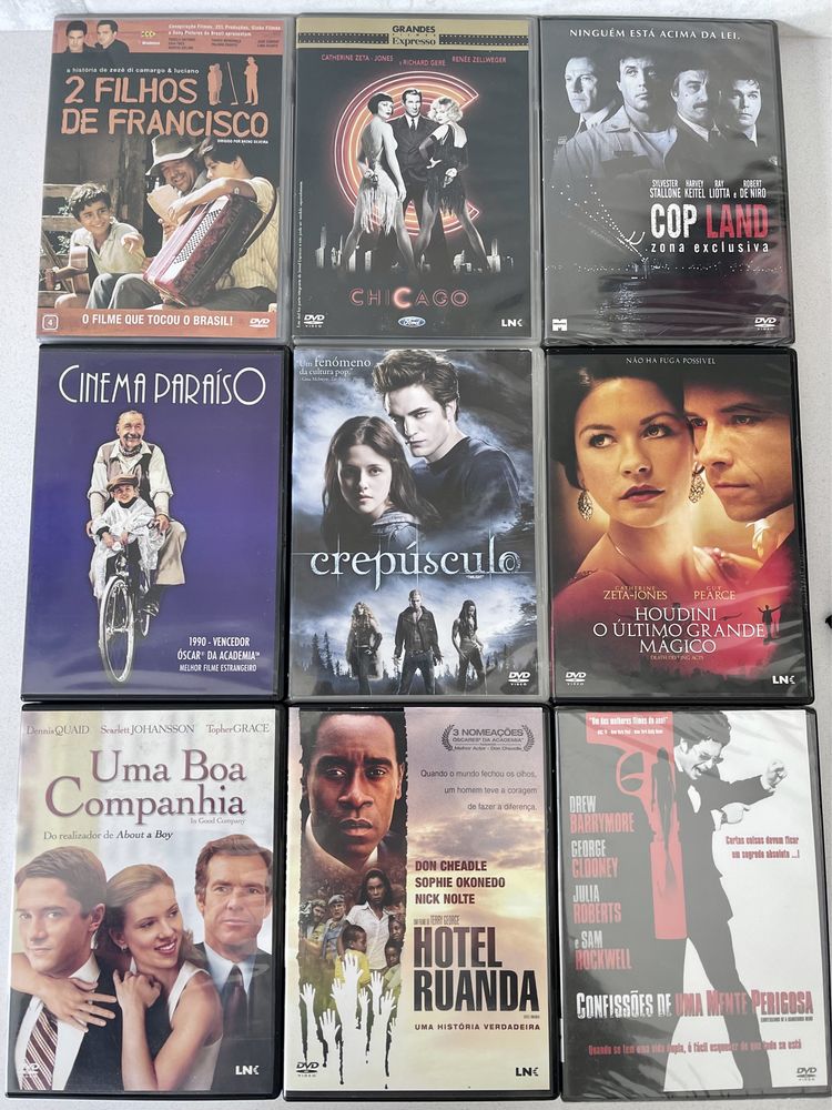 Lote 8 filmes. - dvd