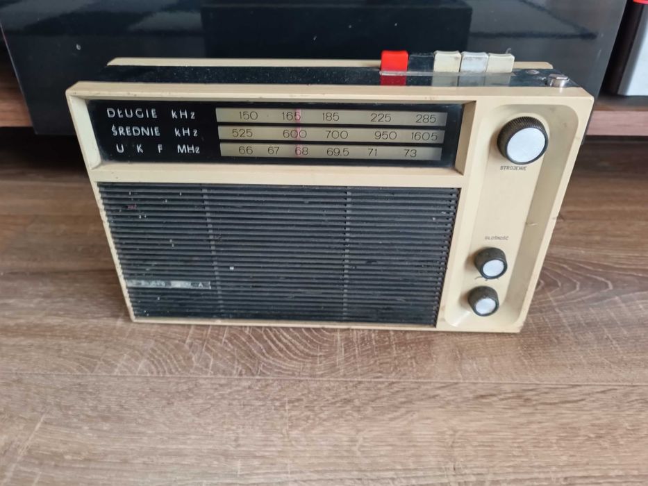 Stare radio tranzystorowe Eltra Izabella jak Unitra PRL