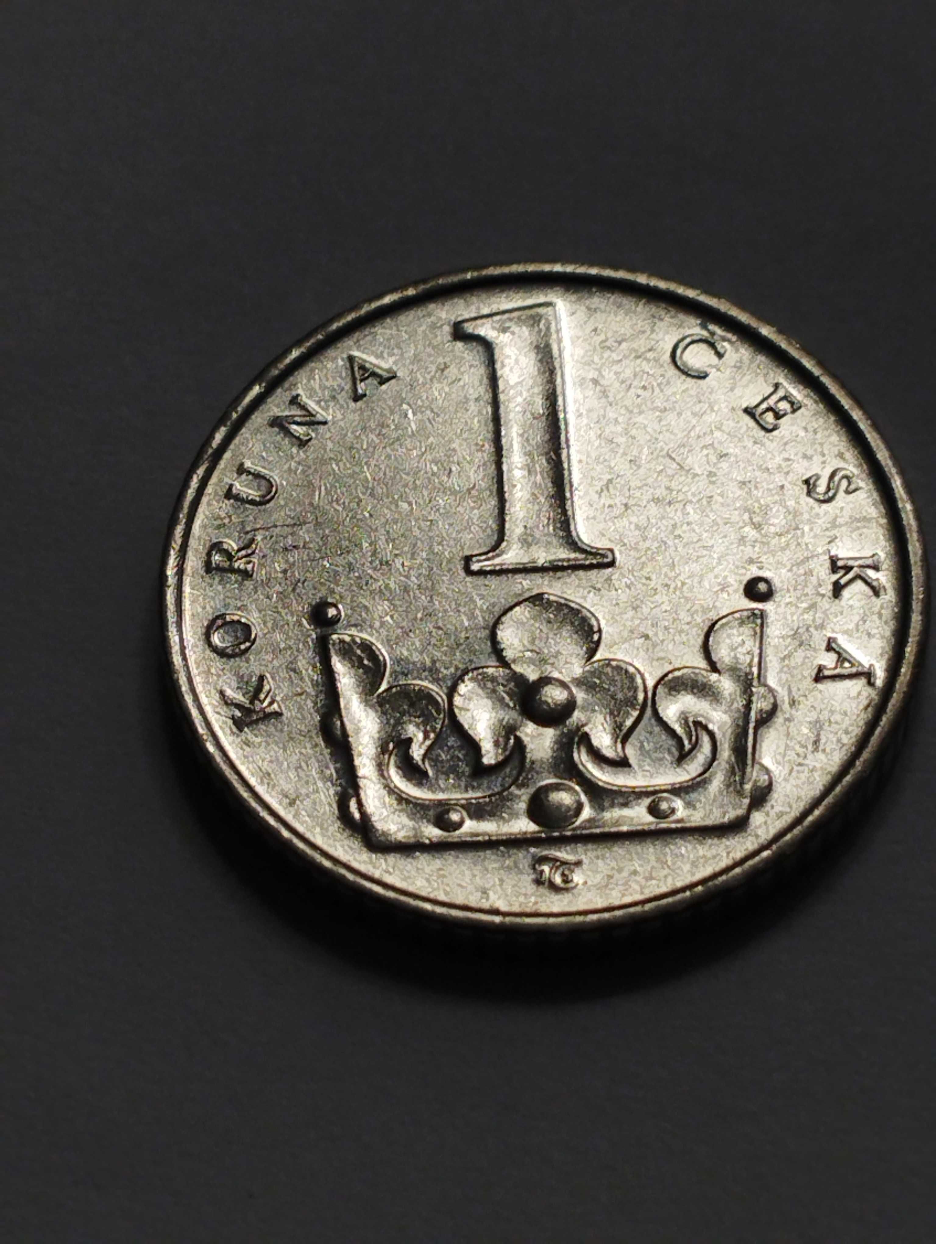 Sprzedam monetę Czechy 1 korona 1995r. stan bdb.