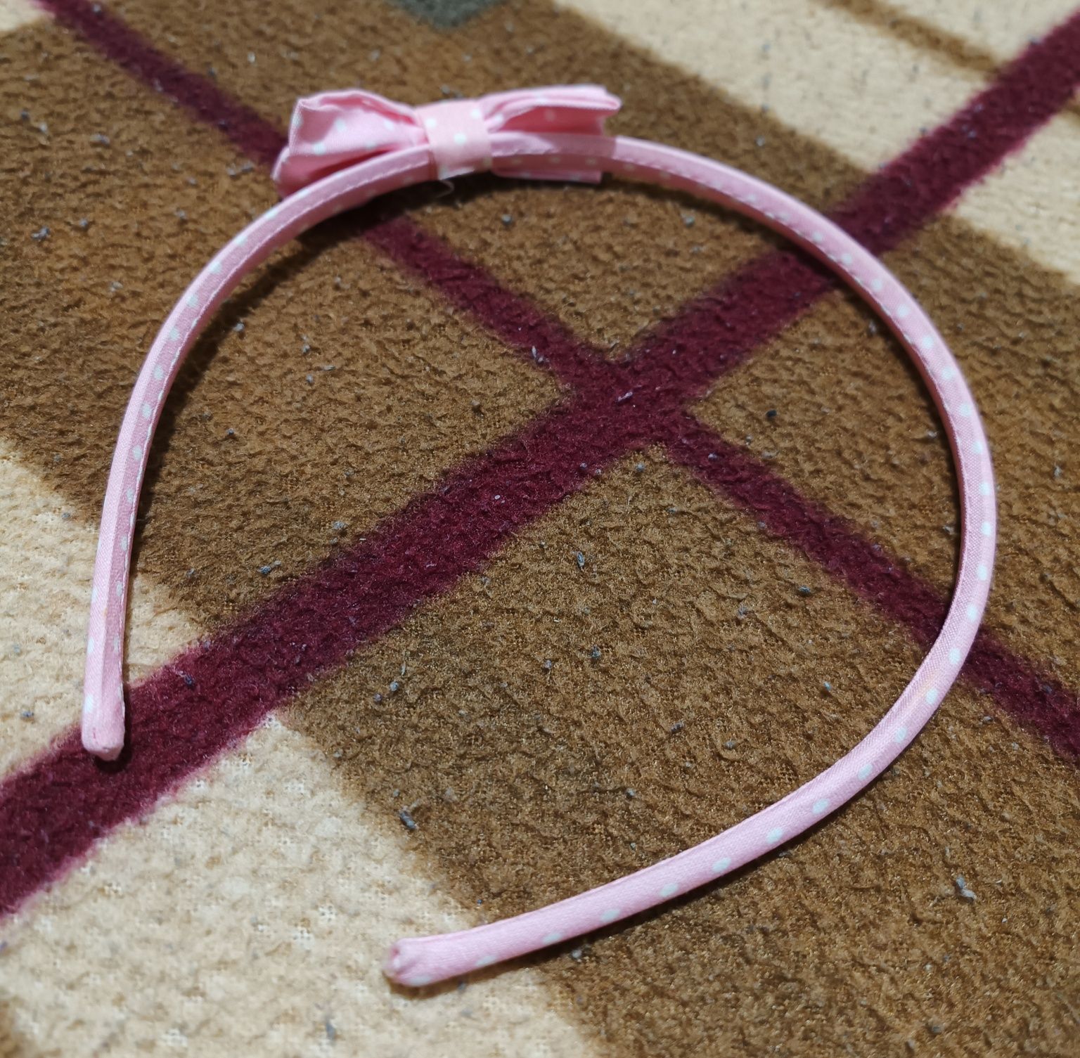 Bandolete rosa com lacinho