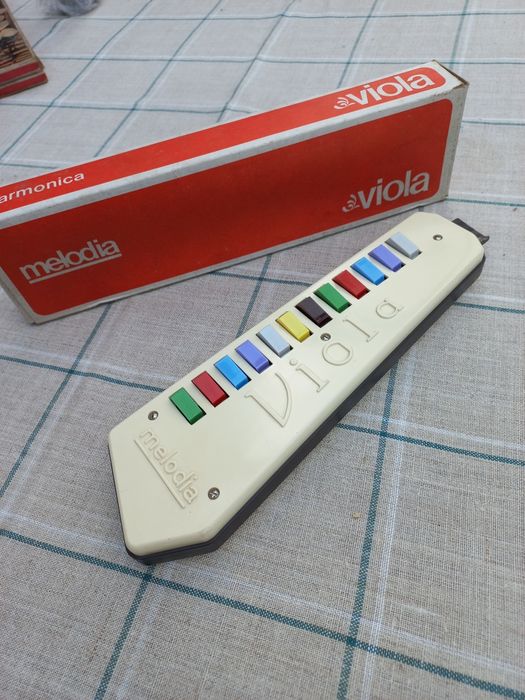 PRL zabawka harmonica