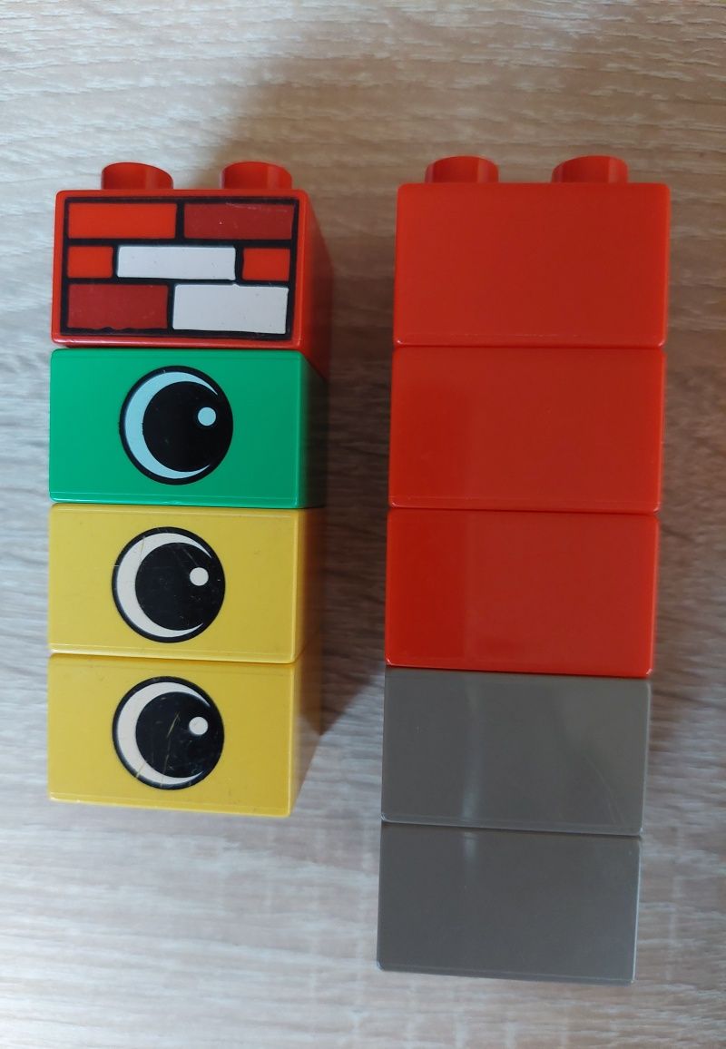 Lego duplo 217 sztuk 2x2 pin różne kolory