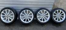 KOMPLET FELG FELGI  5X112 18 8,0JX18 ET 40 8W0601025H A4 B9 S LINE ALUFELGI 245/40 18