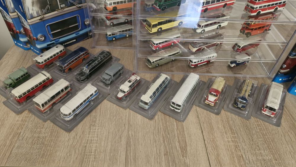 Kolekcja deagostini kultowe autobusy prl jelcz ikarus autosan