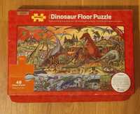 Puzzle drewniane dinozaury