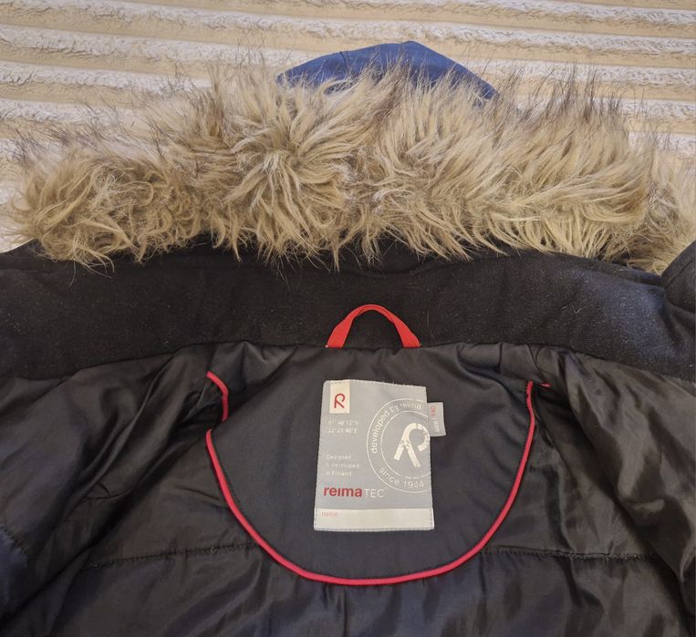 Куртка зимова Reima tec 140 рейма тек курточка зимняя