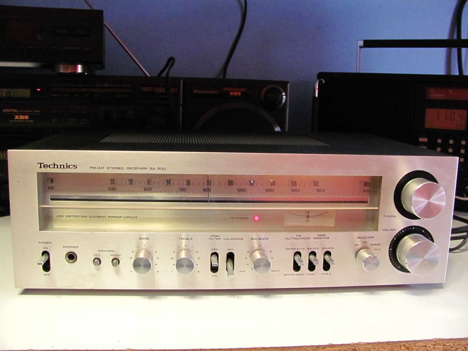 Amplituner wzmacniacz stereo TECHNICS SA-300 - retro vintage