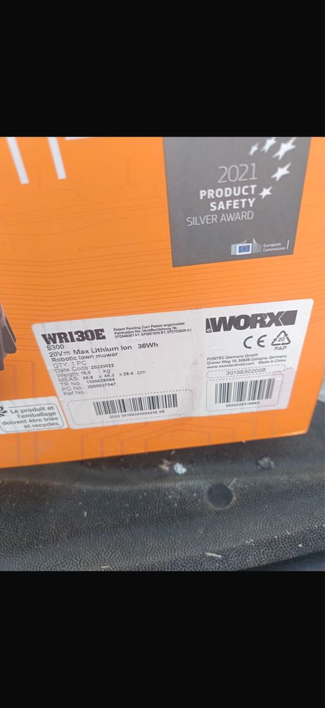 Robot koszacy worx s300